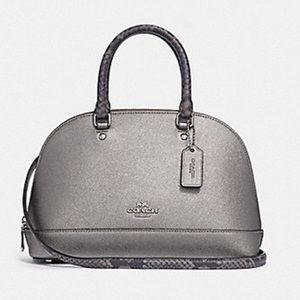 Coach Mini Sierra in Gunmetal - Brand New